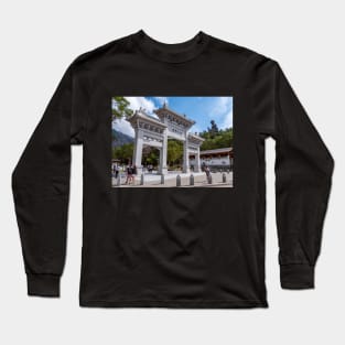 Po Lin Monastery, Lantau Island, Hong Kong Long Sleeve T-Shirt